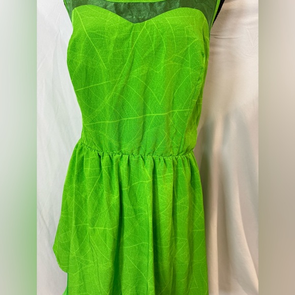 Torrid Disney’s Tinkerbell sleeveless mini cosplay Halloween dress size 14 - Picture 6 of 13